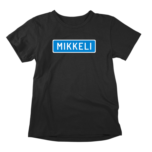 Kaikki tiet vievät Mikkeliin. Musta Mikkeli-aiheinen miesten T-paita painatuksella, teemana asenne ja huumori. Pehmeä kampapuuvilla tuo mukavuutta arkeen. Sopii myös naisille, eli ns. Unisex paita.