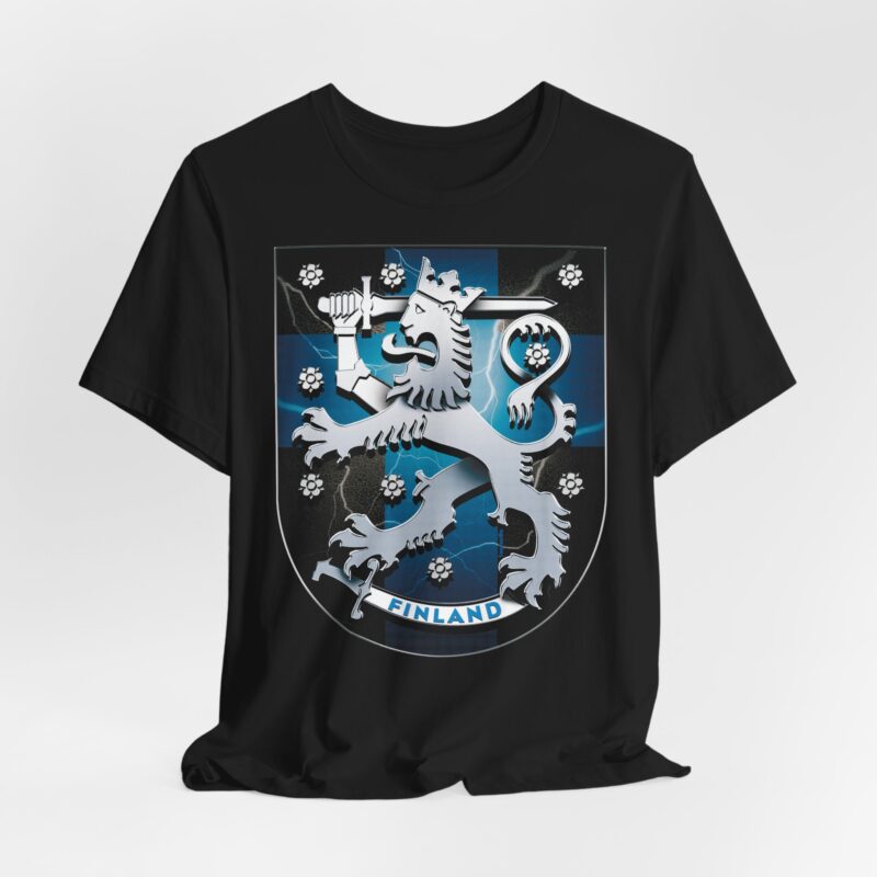 Coat of Arms of Finland T-shirt - Image 9