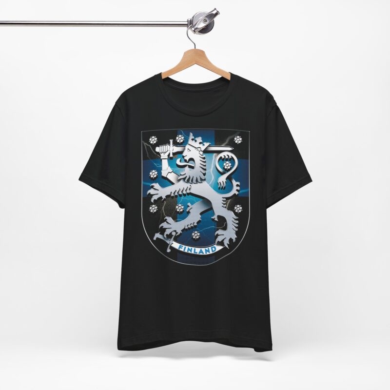 Coat of Arms of Finland T-shirt - Image 8