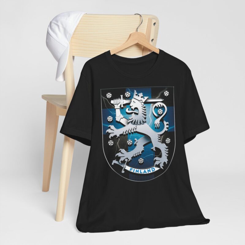 Coat of Arms of Finland T-shirt - Image 7
