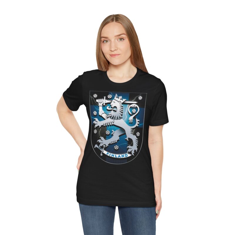 Coat of Arms of Finland T-shirt - Image 4