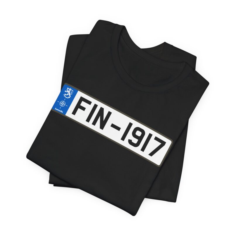 FIN-1917 License Plate T-shirt - Image 6