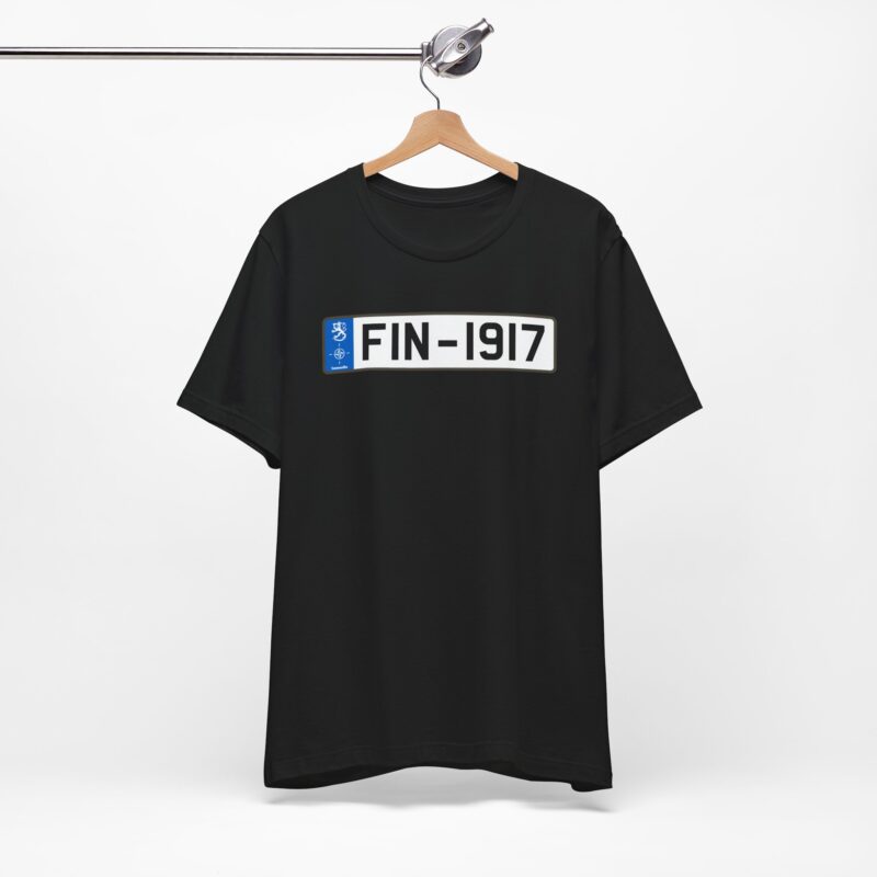 FIN-1917 License Plate T-shirt - Image 8
