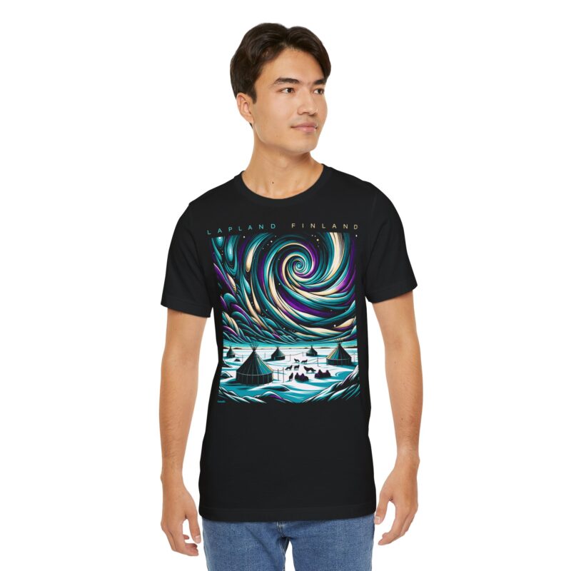 Neon Northern Lights T-shirt - Image 2