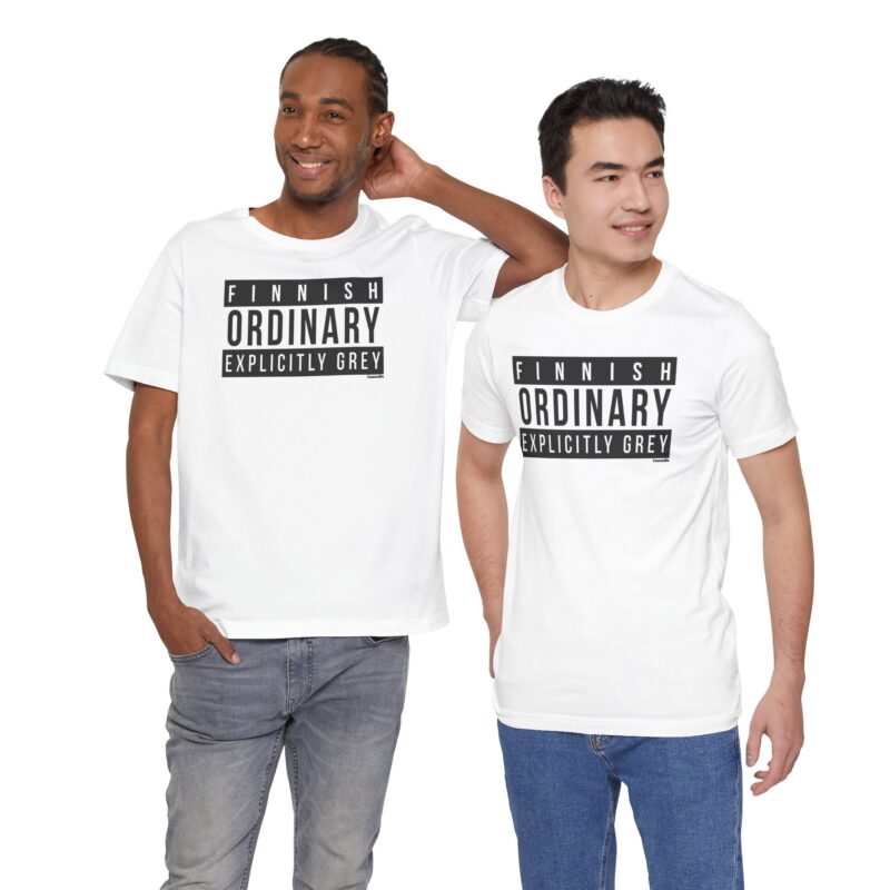 Finnish Ordinary, Explicitly Grey T-shirt - Image 3