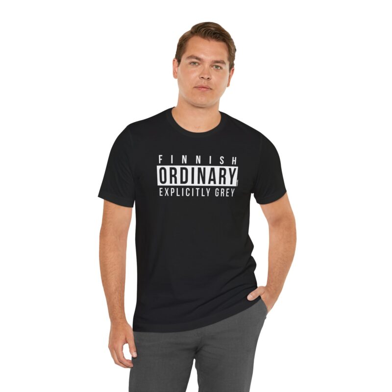 Finnish Ordinary, Explicitly Grey T-shirt - Image 2