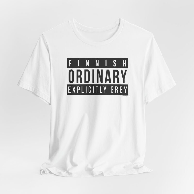 Finnish Ordinary, Explicitly Grey T-shirt - Image 10