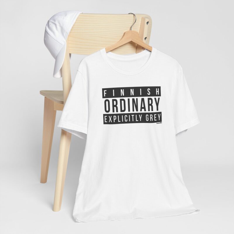 Finnish Ordinary, Explicitly Grey T-shirt - Image 8