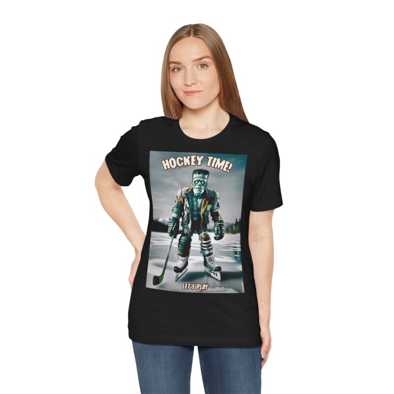 Frankenstein Hockey Team T-shirt - Image 3