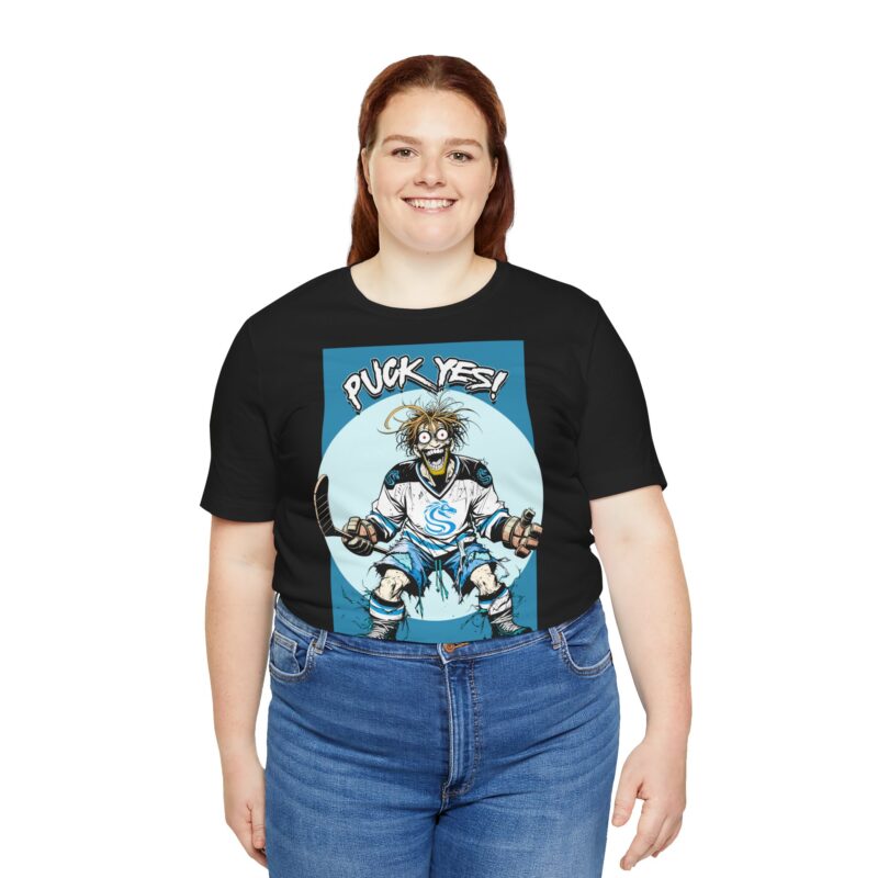 Puck yes! T-shirt - Image 4
