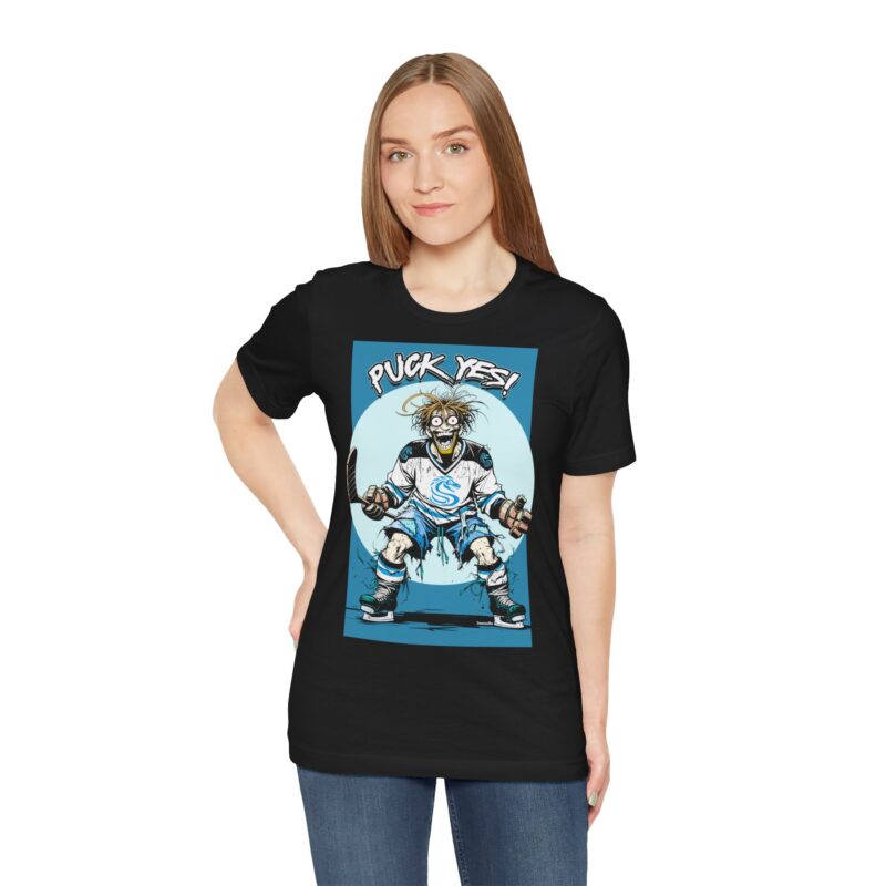 Puck yes! T-shirt - Image 3