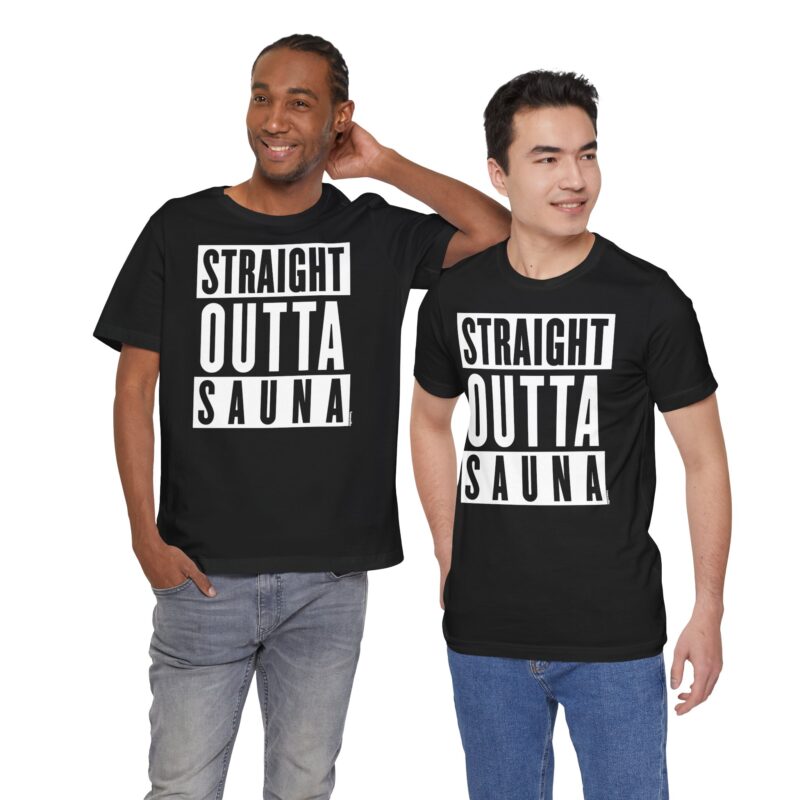 Straight Outta Sauna T-shirt - Image 4