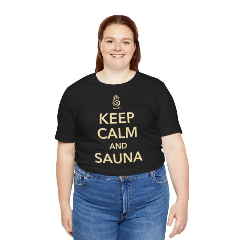 Keep Calm And Sauna T-shirt - Image 4
