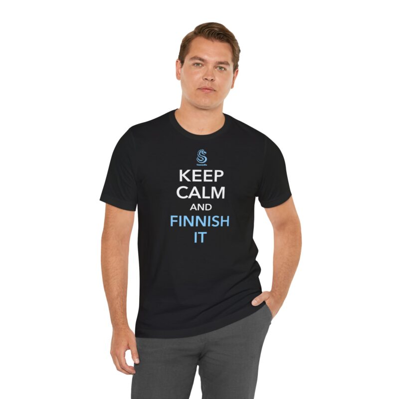 Keep Calm And Finnish It T-shirt - Image 2