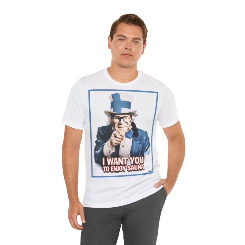 I Want YOU To Enjoy Sauna, Kekkonen T-shirt - Image 3