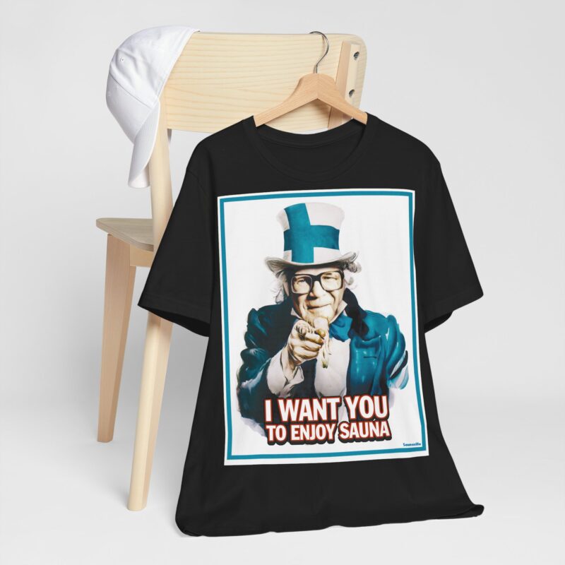 I Want YOU To Enjoy Sauna, Kekkonen T-shirt - Image 11