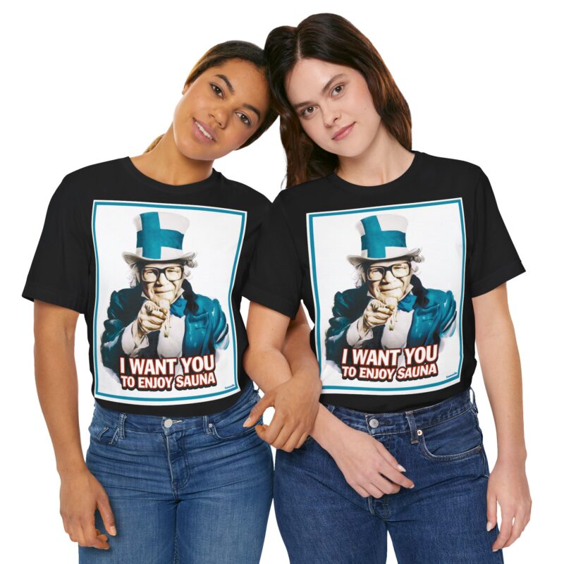 I Want YOU To Enjoy Sauna, Kekkonen T-shirt - Image 6