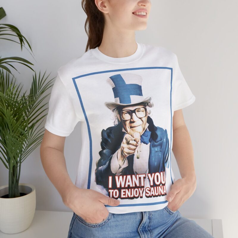 I Want YOU To Enjoy Sauna, Kekkonen T-shirt - Image 8
