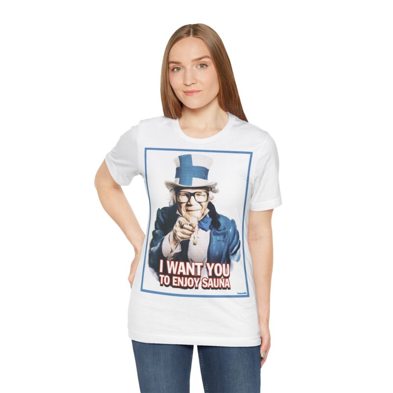I Want YOU To Enjoy Sauna, Kekkonen T-shirt - Image 5