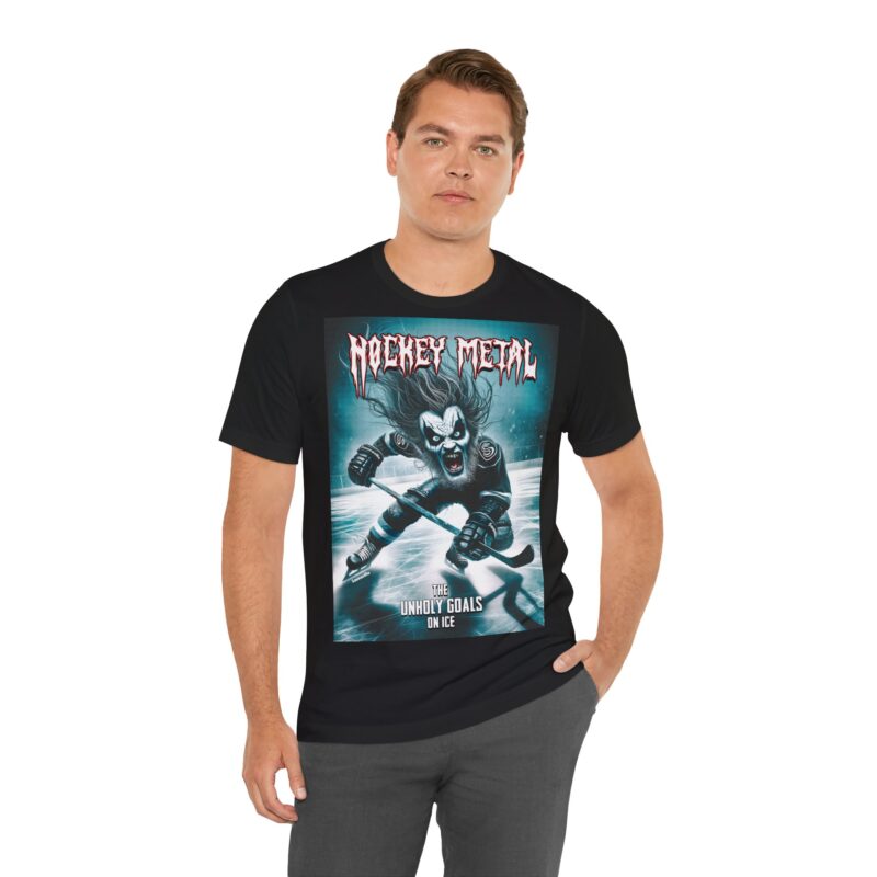 Hockey Metal - Unholy Goals On Ice T-shirt - Image 2