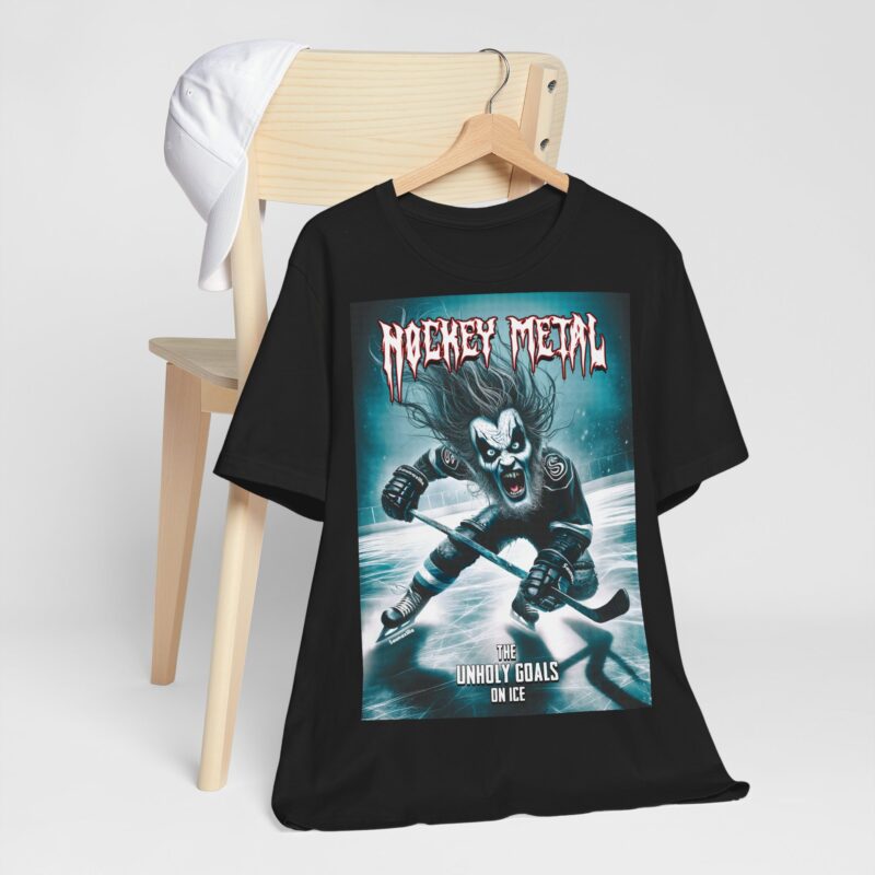 Hockey Metal - Unholy Goals On Ice T-shirt - Image 5