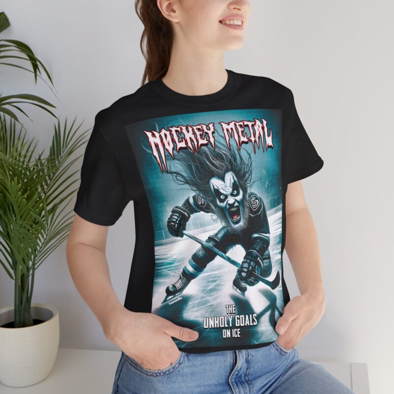 Hockey Metal - Unholy Goals On Ice T-shirt - Image 6