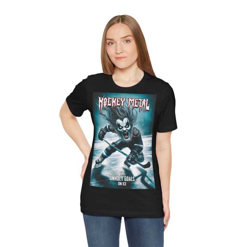 Hockey Metal - Unholy Goals On Ice T-shirt - Image 3