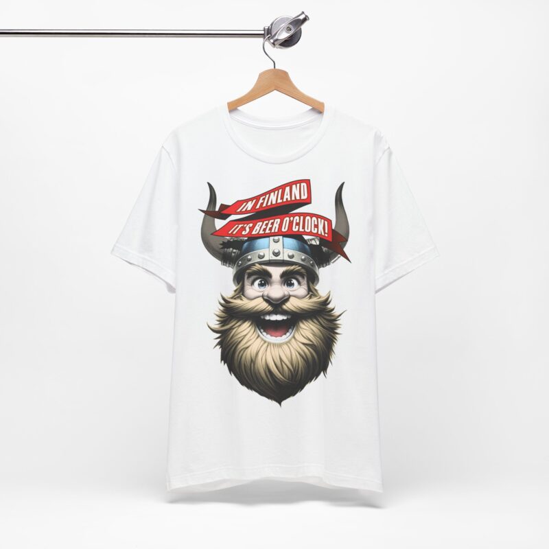 In Finland It's Beer O'Clock T-shirt - Image 6
