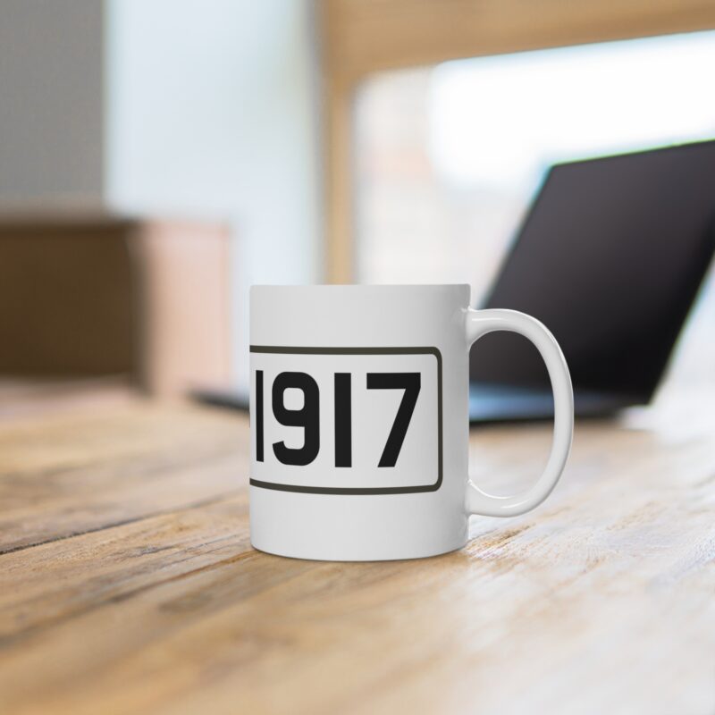 FIN-1917 License Plate Coffee Mug, 11oz - Image 4