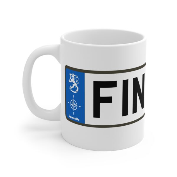 FIN-1917 License Plate Coffee Mug, 11oz