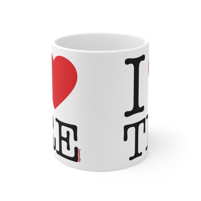 Hilarious mugs blending travel vibes and city love – “I Love Tampere” in bold print