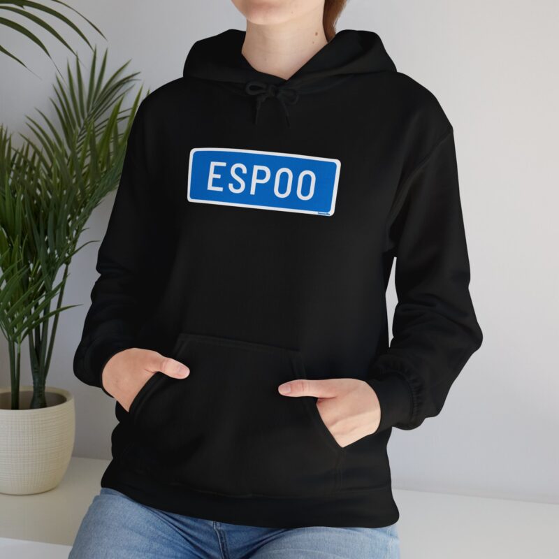 Espoo Road Sign Hoodie - Image 3