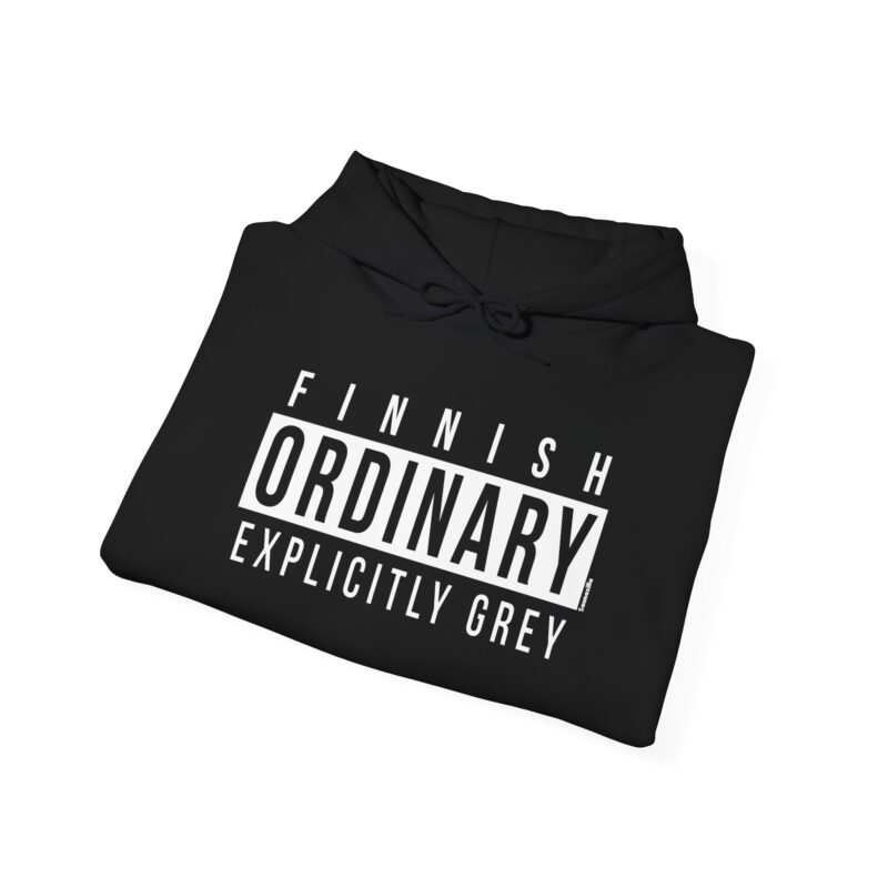 Finnish Ordinary, Explicitly Grey Hoodie - Image 4