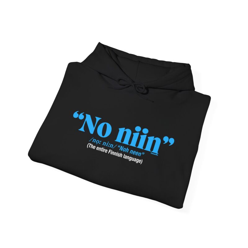 No Niin - The Entire Finnish Language Hoodie - Image 4