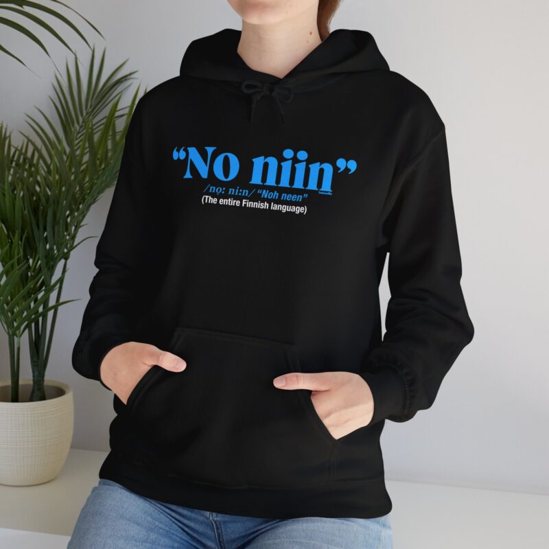 No Niin - The Entire Finnish Language Hoodie - Image 3