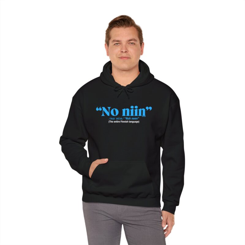 No Niin - The Entire Finnish Language Hoodie - Image 2