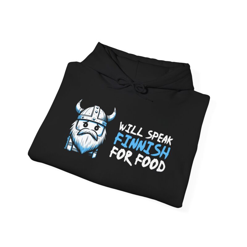 Will Speak Finnish For Food Hoodie - Image 4