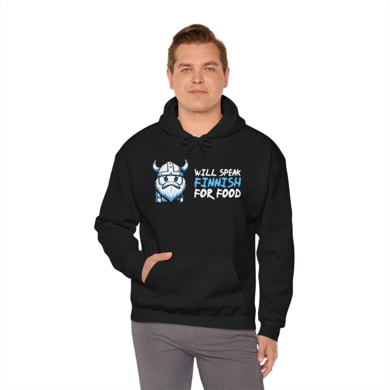 Will Speak Finnish For Food Hoodie - Image 2