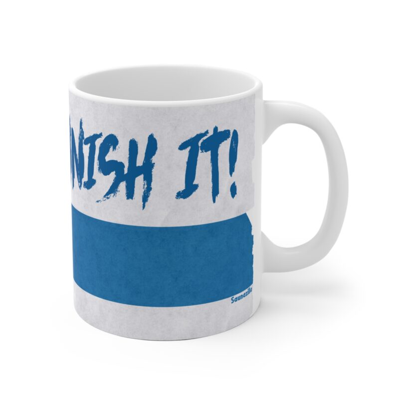 Bodybuilding Lion - Just Finnish It Coffee Mug, 11oz - Image 3