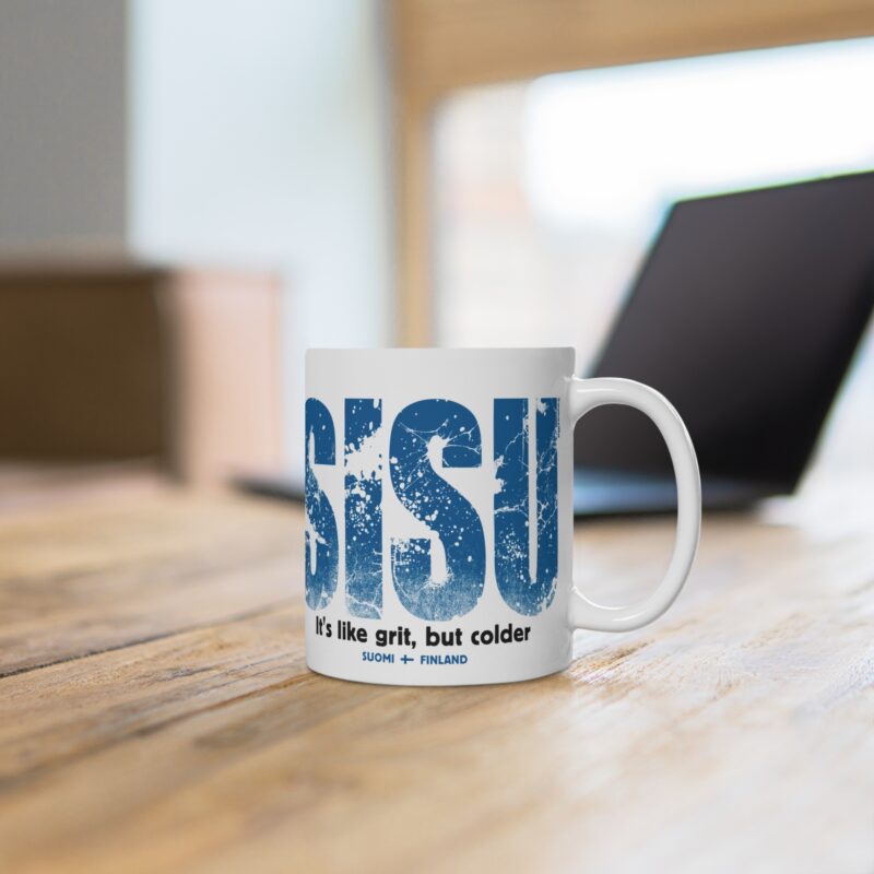 Sisu - It's Like Grit But Colder Coffee Mug, 11oz - Image 4