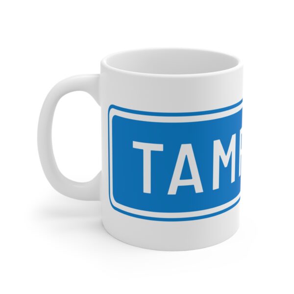 Tampere Road Sign Coffee Mug, 11oz