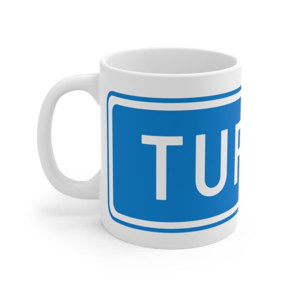 Turku Road Sign Coffee Mug, 11oz