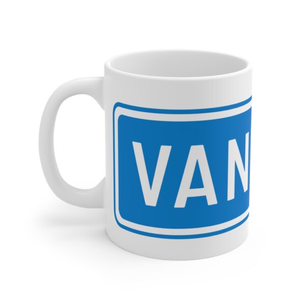 Vantaa Road Sign Coffee Mug, 11oz