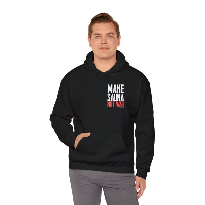 Make Sauna, Not War Hoodie - Image 2