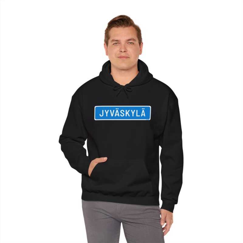 Jyväskylä Road Sign Hoodie - Image 2