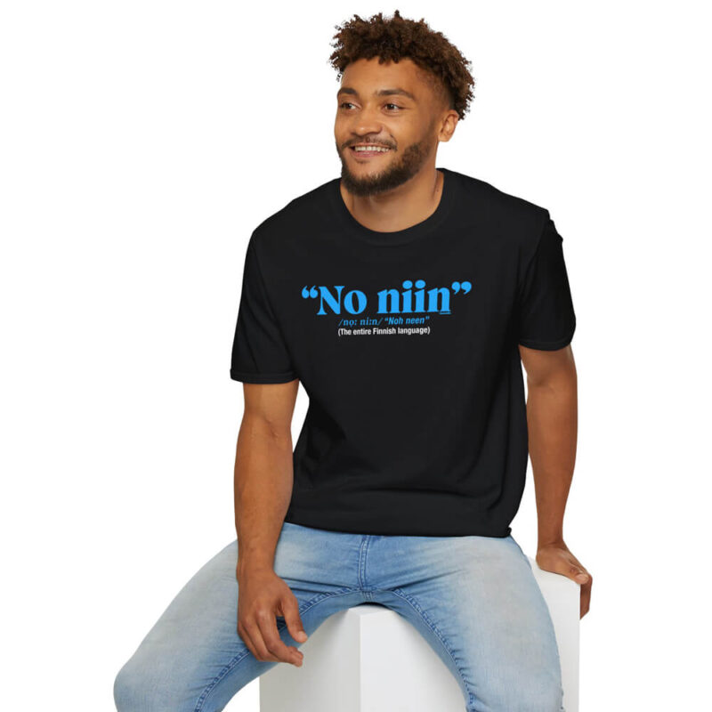 No Niin (The Entire Finnish Language) T-shirt - Image 2