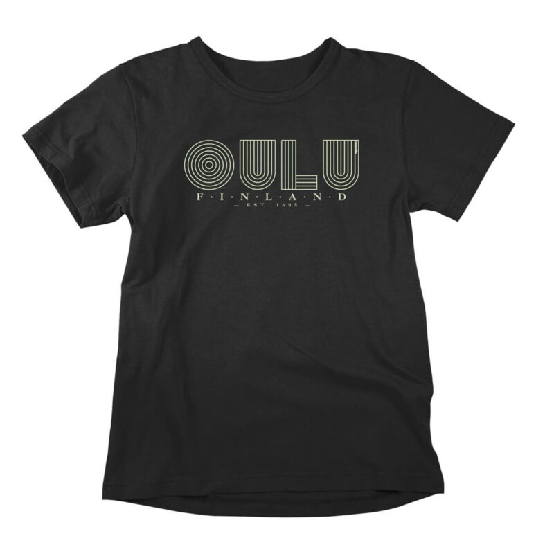 Oulu Finland t-shirt for men and women. Stylish and official Oulu merchandise and Finland product.