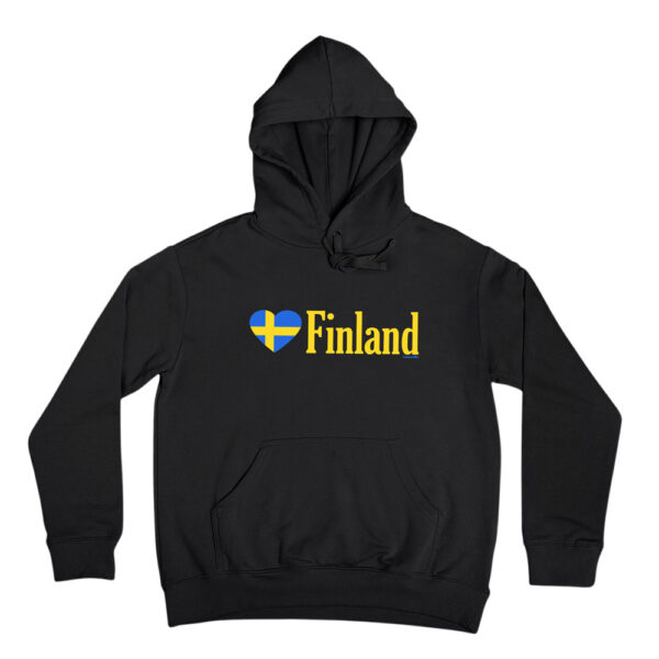 Hilarious hooded sweatshirt referencing the rivalry between Finland and Sweden. A funny hoodie for men and women.