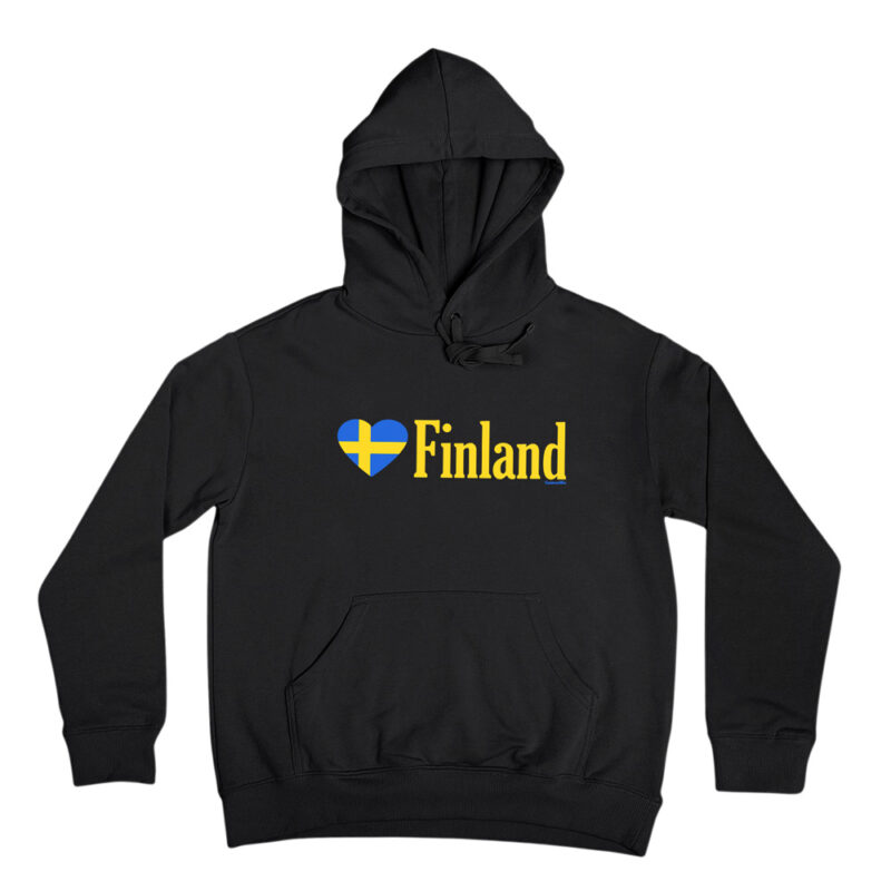 Hilarious hooded sweatshirt referencing the rivalry between Finland and Sweden. A funny hoodie for men and women.