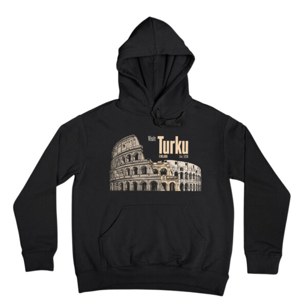 Turku Finland funny hoodie for men and women. A hilarious hoodie parody with a twist of dry Finnish humor.